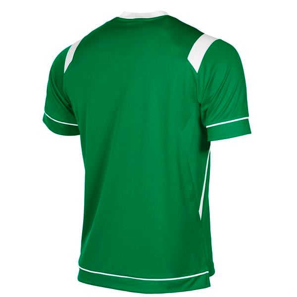 green and white football shirts