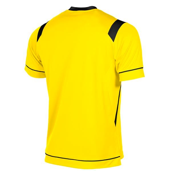 Stanno Arezzo SS Yellow/Black Football Shirt