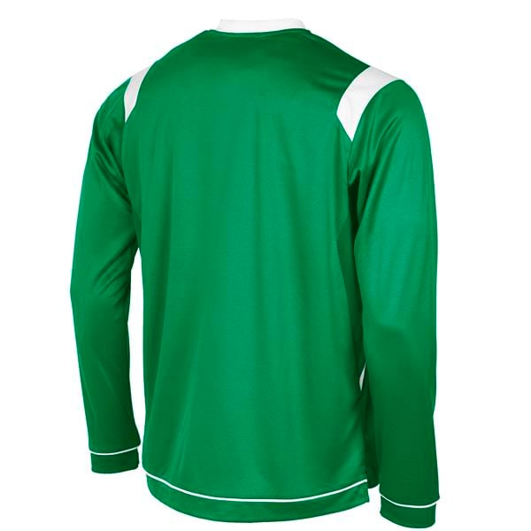 green and white football shirts