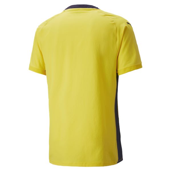 Puma teamCUP Football Shirt Cyber Yellow