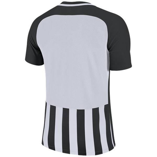 Nike Striped Division III SS Football Shirt Black/White