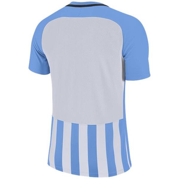 yellow and blue striped football shirt