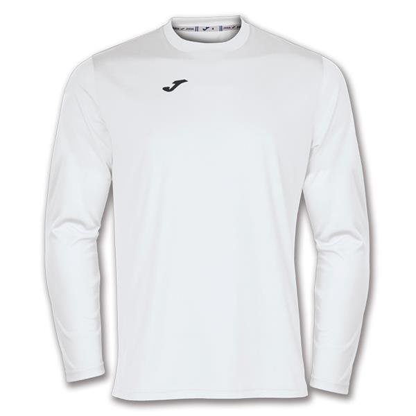 Joma Combi LS Football Shirt White/dark Navy