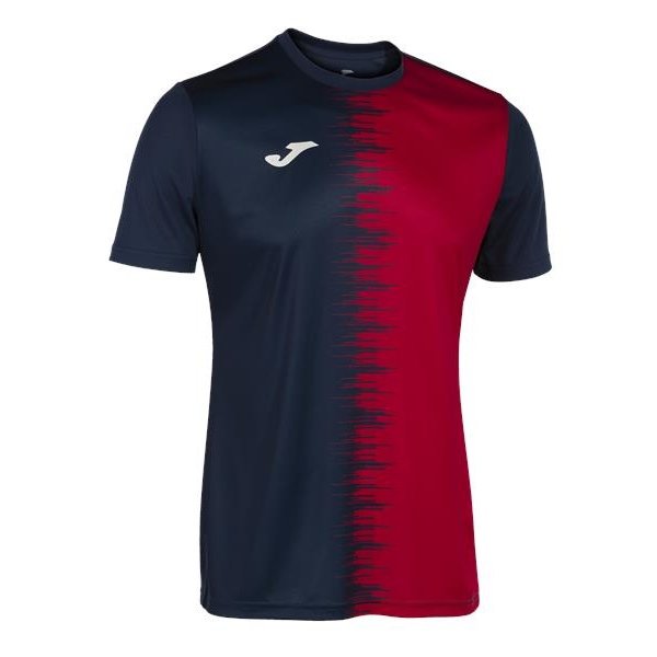 Joma City II Storm Green/Elfin Yellow football shirt Dark Navy/red