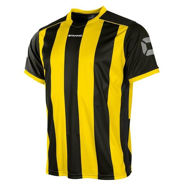 Stanno Brighton Black/Yellow SS Football Shirt