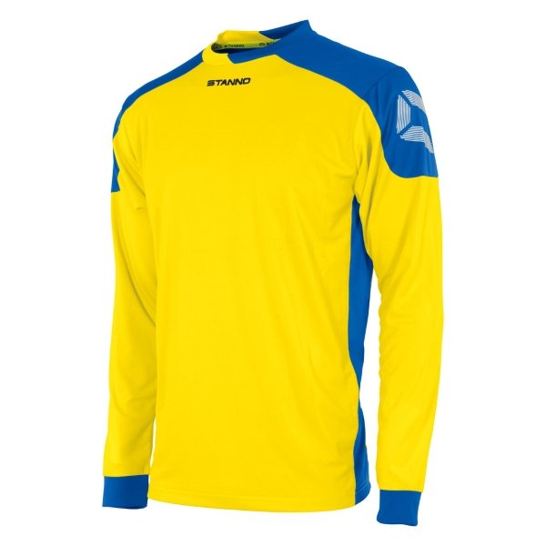 Stanno Campione Maroon/Sky Blue Long Sleeve Football Shirt
