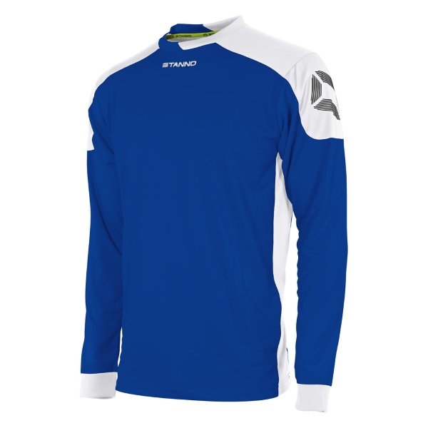 Stanno Campione Deep Blue/White Long Sleeve Football Shirt