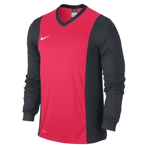 Nike Park Derby Solar Red/Black Long Sleeve Football Shirt