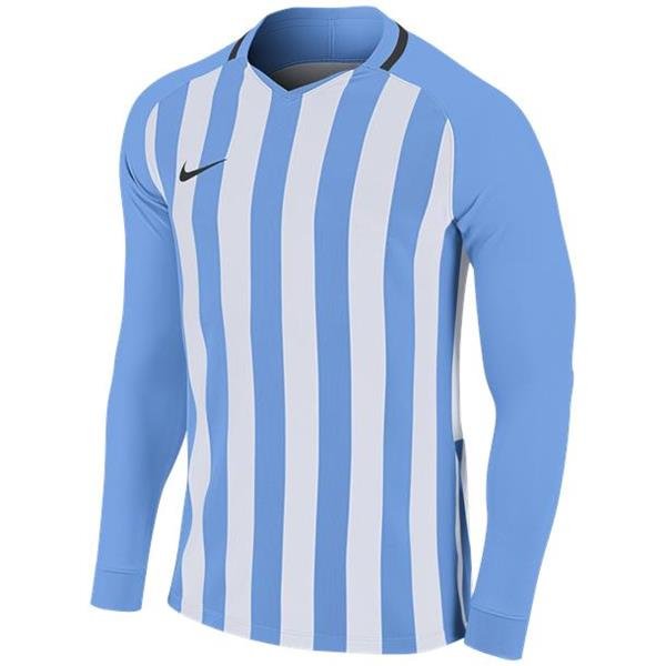 yellow and blue striped football shirt