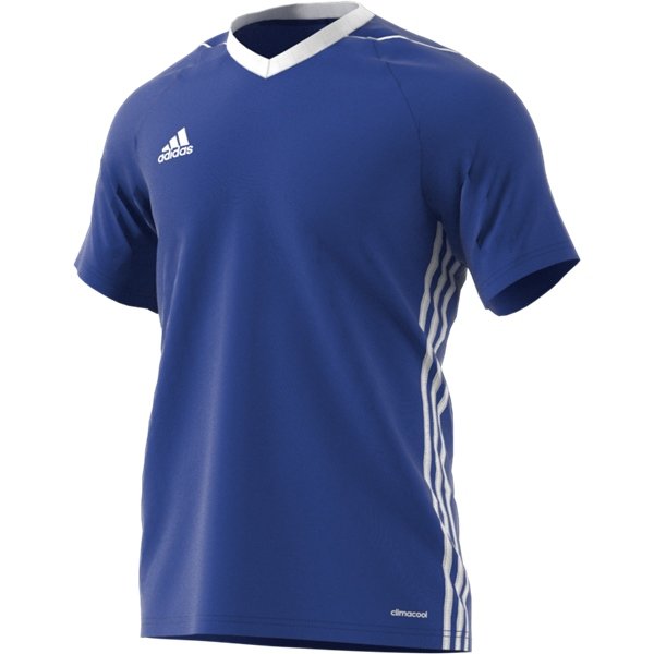 adidas Tiro 17 Bold Blue/White Football Shirt Youths