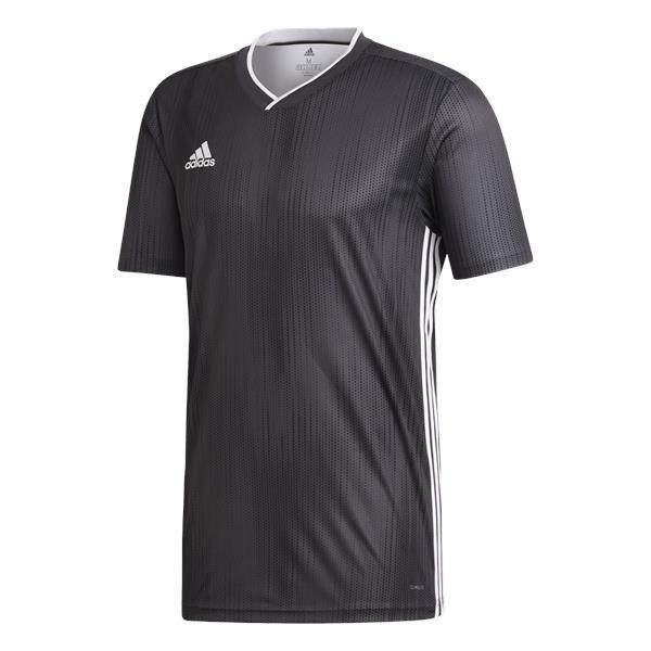 adidas Tiro 19 Solid Grey/White Football Shirt