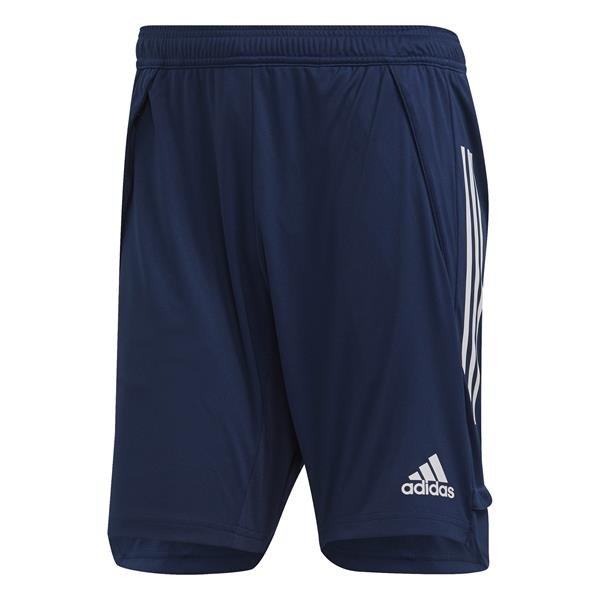 navy blue and white shorts