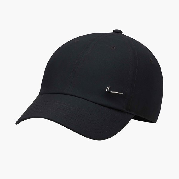 Nike Metal Swoosh Cap Adults Black/white