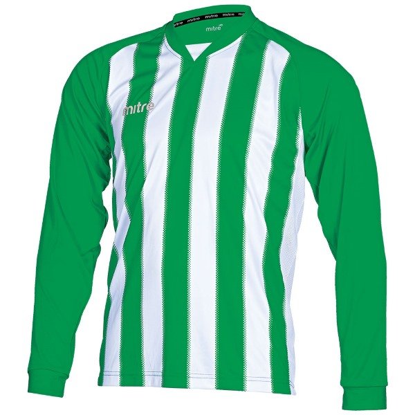 green and white football shirts