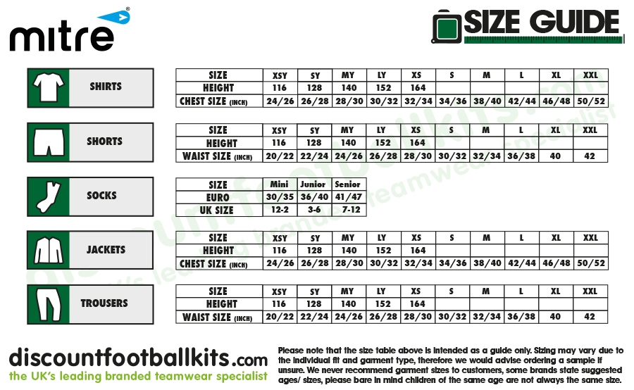 adidas football boots size chart